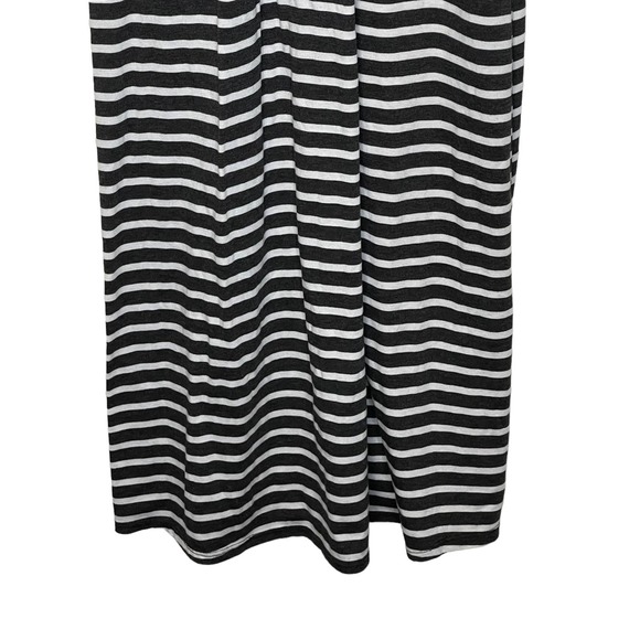 Pink Blush Maternity Striped Empire Waist Maxi Tank Dress Scoop Neck Small Women - Picture 4 of 7